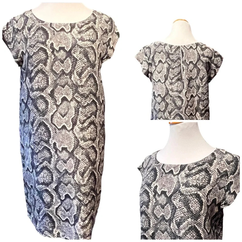Joie Silk Snakeskin Sheath Dress - Picture 2 of 8